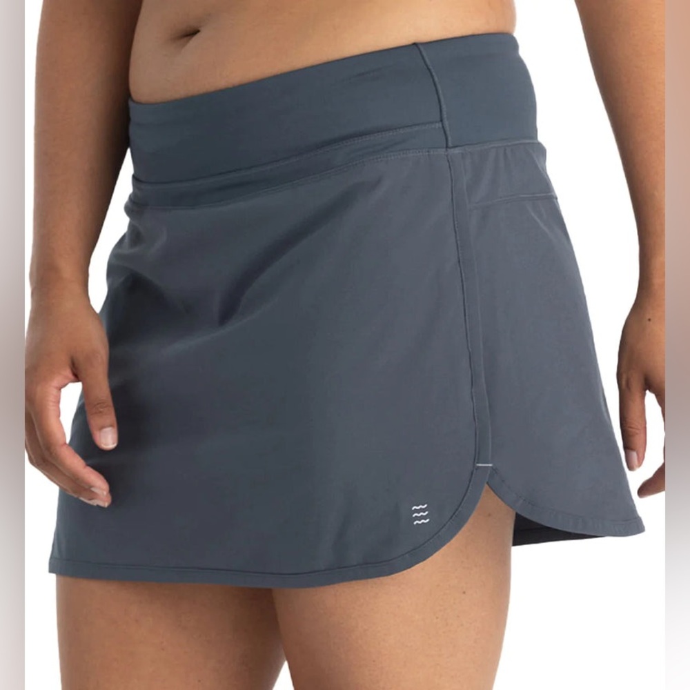 EUC Free Fly Blue/Gray Athletic Skort